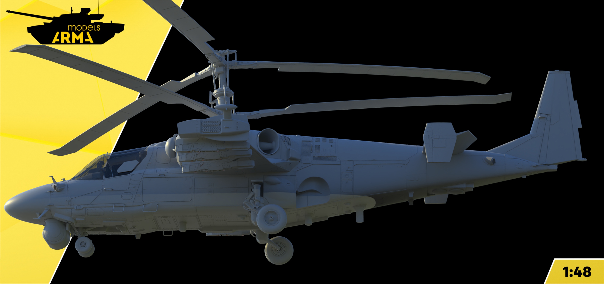 AM48337 Российский ударный вертолет Ка-52М «Супер Аллигатор» Arma Models