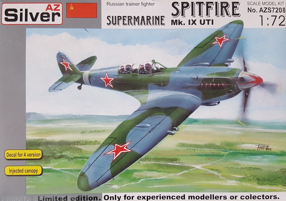 AZS7208 Supermarine Spitfire Mk.IX UTI AZmodel Plastic kits