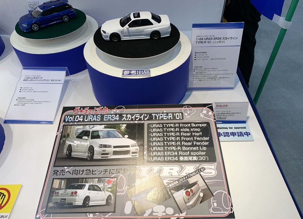 05534 Nissan Skyline ER34 Uras Type-R '01 Aoshima