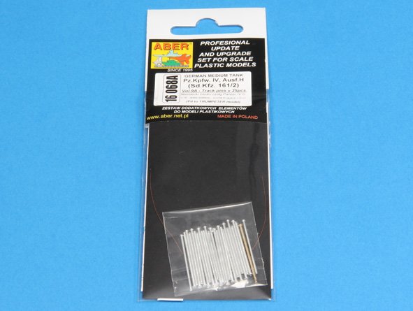 ABR-16 068A  Дополнения для  Panzer IV track link pins x 25 pcs. для Trumpeter 1/16