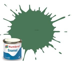 AA1119 Краска эмалевая No 101 Средне-зеленый - Матовый - Tinlet No 1 (14ml)