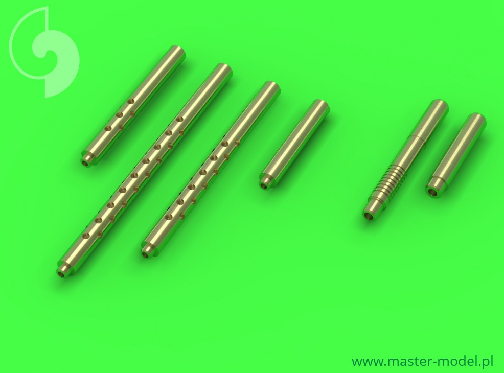 AM-72-094 Набор вооружения для P-38 Lightning ранних модификаций (стволы для Brownings 12,7мм и пушки 20мм в перфарированных кожухах)