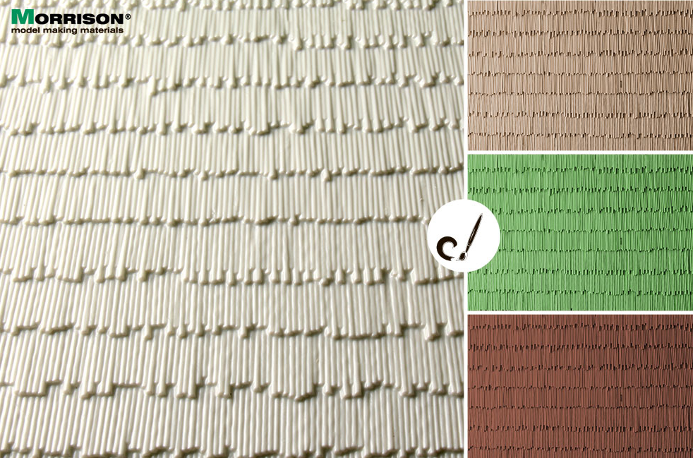 041bks035 Объёмная текстура соломенной крыши (Лист А3- 28см.х38см.)