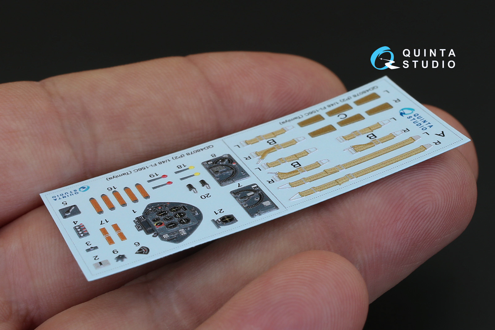 QD48078 1/48 3D Декаль интерьера кабины Fi-156 (для модели Tamiya) Quinta Studio