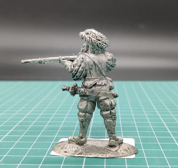4231ТБ ВИМ, пеший ландскнехт стреляющий стоя из ружья, 54 мм Три Богатыря