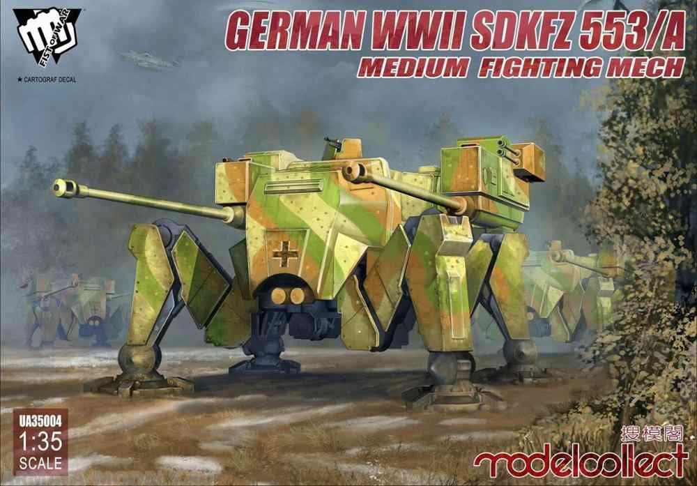 UA35004 Fist of War German WWII Sdkfz 553/A medium fighting Mech Modelcollect