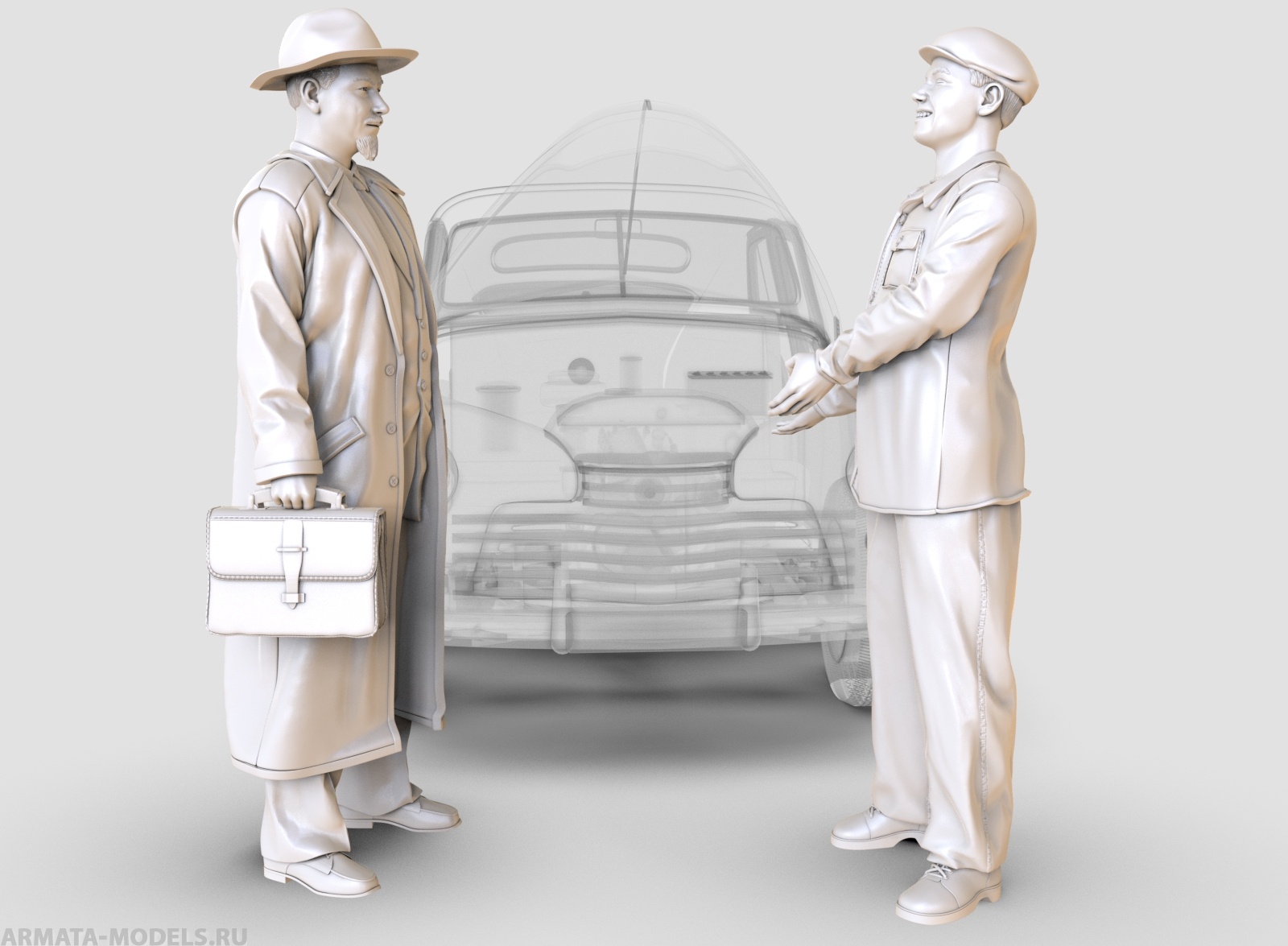 AM35679 Набор фигур «Принимай работу!» 2 шт