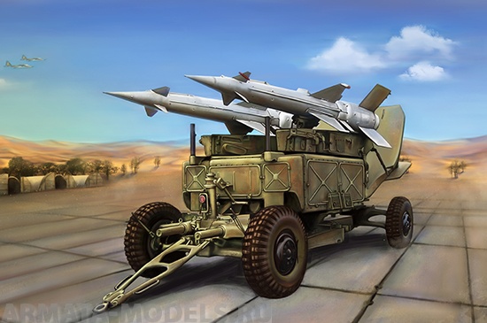 02354P Пусковая установка комплекса С-125 (Sa-3 Goa) с ракетами 5П71 Trumpeter
