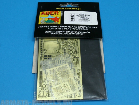 ABR-48 001  Дополнения для  Sd.Kfz.181 Pz.Kpfw.VI Ausf.E TigerI –Early prod-vol.1 Basic set для Tamiya 1/48