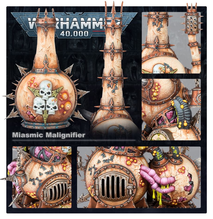 43-78GW Набор Гвардия Смерти. Разносчик Миазмов (Death Guard Miasmic Malignifier)