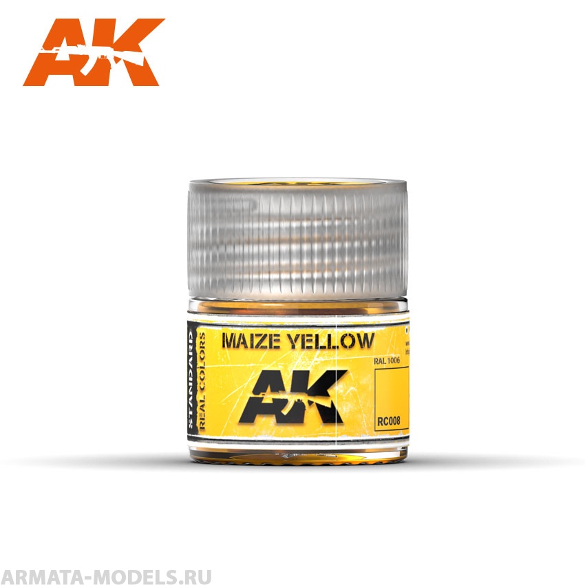 RC008 Краска Real Colors Maize Yellow 10ml