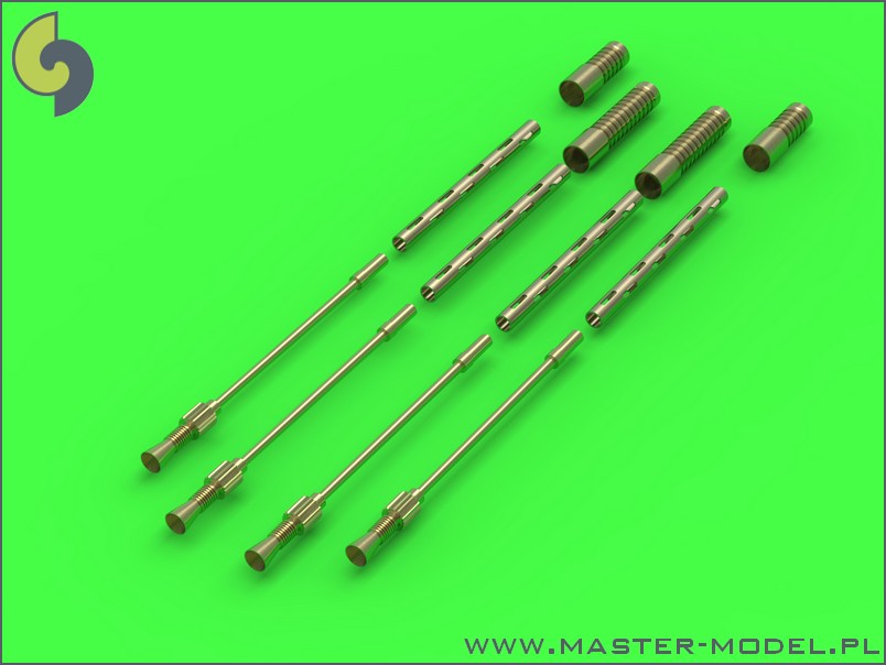 AM-32-083 De Havilland Mosquito NF Mk.II / FB Mk.VI - Трубка Пито и вооружение (стволы Browning .303 и наконечники стволов Hispano 20 мм)