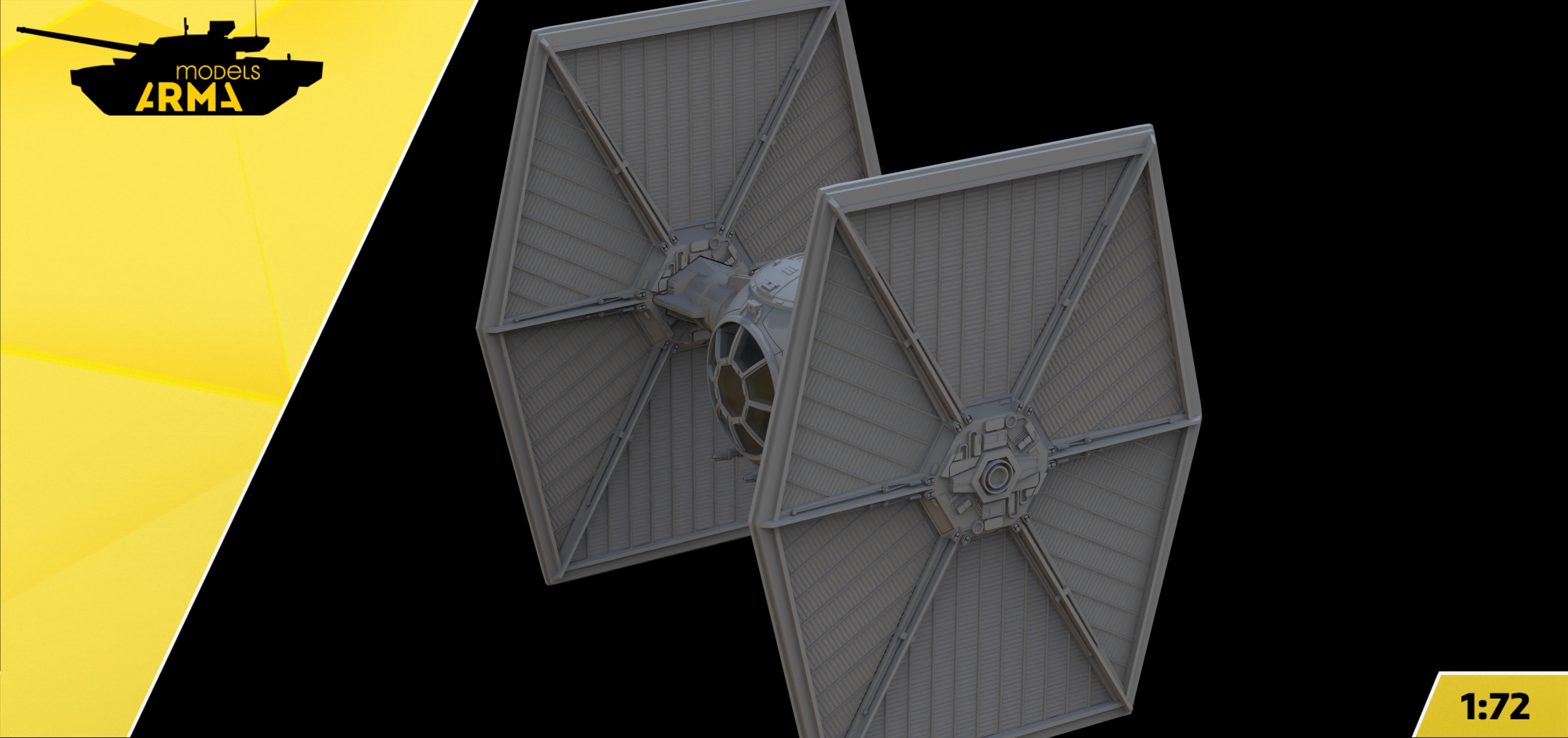 AM72480 Истребитель Tie Fighter (Сид истребитель) Arma Models