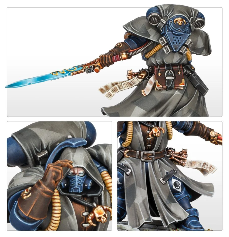 48-67GW Набор Космодесант. Примарис-Библиарий в броне Фобос (Space Marines. Primaris Librarian in Phobos Armour)