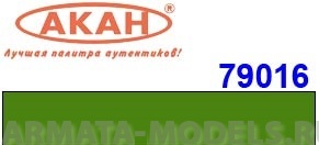 79016 Краска Молодая трава - желтовато-зелёная 10мл