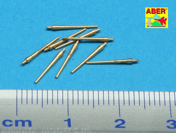 ABR-1:700-L-25  Дополнения для  Set of 9 pcs 203 mm barrels for USN ships : San Francisco, Tuscaloosa type для  1/700