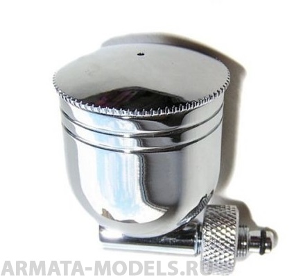 1521 Емкость с крышкой,   9 мл, трубка 90 градусов, гайка,металл