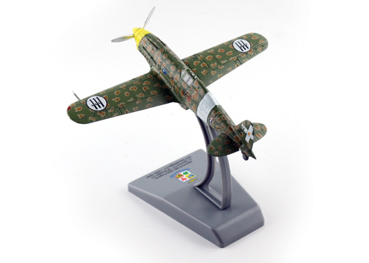 48209ИТ Самолет MACCHI MC.202 Folgore 4°St. 9°Gr. 1:100 Die Cast Italeri