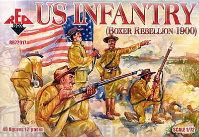 RB72017 Фигуры US Infantry 1900 (Boxer Rebellion) Red Box