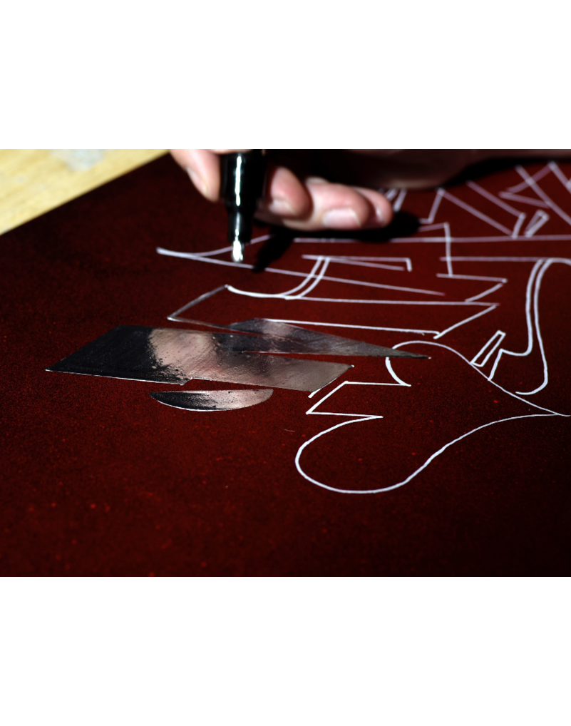 703101 Маркер MOLOTOW LIQUID CHROME 1мм