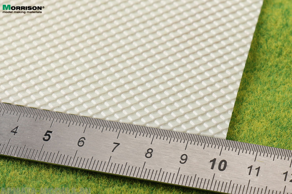 041rmb100 Объёмная текстура черепицы Ромб М1:100. (Лист А4- 19см.х28см.)