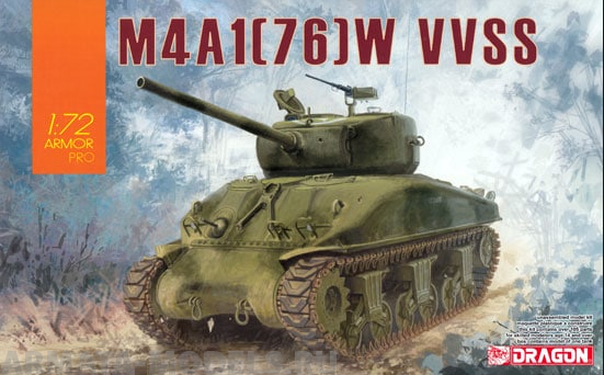 7571Д Танк M4A1 (76)W VVSS Dragon