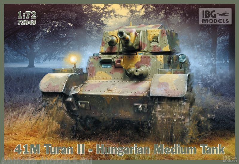 IBG72048 Танк 41M TURAN II Hungarian Medium tank (IBG models) 1/72 IBG models