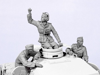Т-35088 Немецкие танкисты афр. корп (1941 г) (3)
