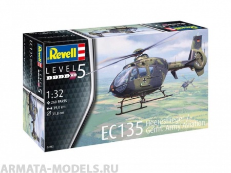 04982 Вертолет Ec135 немецкая армия Revell