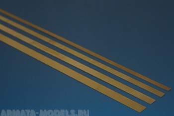 051 6080RB Латунные полоски Brass stripes, 0,60 x 8,0