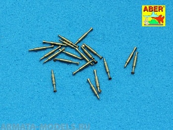 ABR-1:400-L-06  Дополнения для  Set of 20 pcs QF 2-pdr (40mm) Mark VIII Pom-Pom универсальный набор 1/400