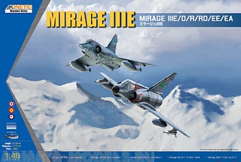 K48050 Самолет Mirage IIIE/O/R/RD/EE/EA (KINETIC) 1/48