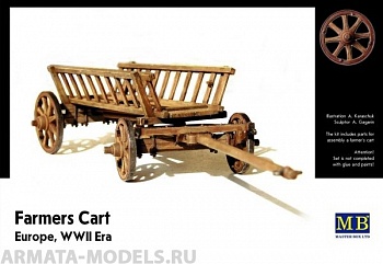 Набор фигурок MB3537 Крестьянская телега, Европа, период II Мировой войны, фигуры