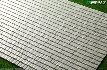 041tdr035 Объёмная текстура кровли «Дранка». М1:35. (Лист А3- 28см.х38см.)