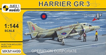 MKM14499 Самолет BAe Harrier GR.3 Operation Corporate The Hawker-Siddeley (MARK I Models) 1/144