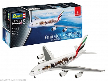 03882RE Самолет Airbus A380-800 Emirates  Wild Life