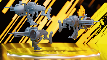 AM36030 Зенитный пулемет с прожектором (прозрачные детали) для AMX ELC BIS