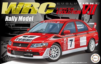 FU04766 Сборная модель Mitsubishi Lancer Evolution VII WRC Rally Model