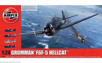 A19004 Сборная модель самолета Grumman F6-F5 Hellcat