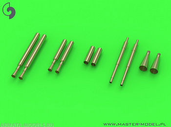 AM-32-080 F6F Hellcat - вооружение ночных истребителей (Браунинг 50 калибра и 20-мм наконечники пушки с защитой от пламени)