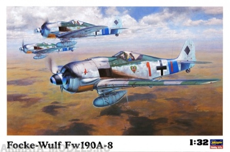 08071 Самолет Focke-wulf FW-190A-8 Hasegawa