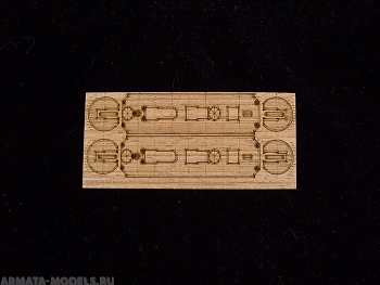 AW20044 Деревянная палуба для Imperial Chinese Navy 'Chao Yung&Yang Wei'