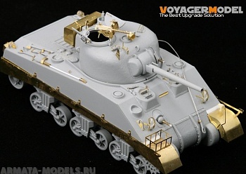 PE35135 Набор фототравления для 1/35 WWII Skirts for M4A2 Pattern 1 (For DRAGON 6313)