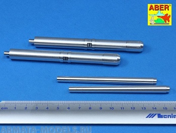 ABR-35-L-188  Дополнения для  German128mm L/61 barrels for anti-aircraft12,8 cm FlaK 40 Zwilling для Takom 1/35