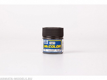 C521  краска художественная т.м. MR.HOBBY 10мл Teerschwarz