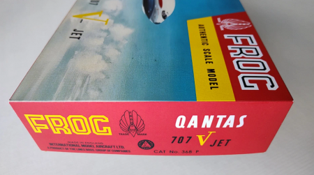 368 Сборная модель самолета Boeing 707 Qantas FROG