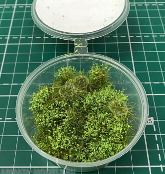 3089-1 Придорожный кустарник, светло-зеленый, 8 мм, 30 шт.