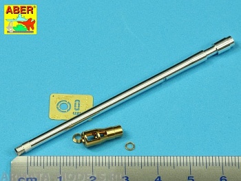 ABR-35-L-202  Дополнения для  Soviet 76,2mm ZiS-3 barrel for SELF-PROPELLED GUN SU-76M для Tamiya model 1/35