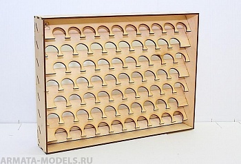 POL-30-01 Полка настольно-подвесная для баночек 30 мм.