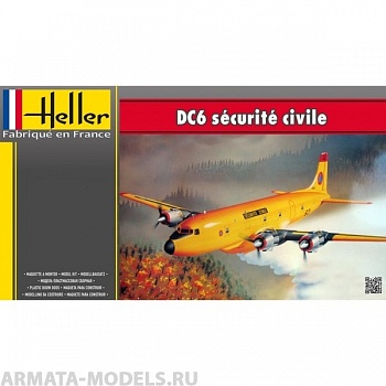 80330 Самолёт  DC6 Securite Civile  (1:72)